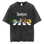 T Shirt Pokemon Abbey Road