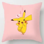 Coussin Pokemon Pikachu Rose