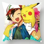 Coussin Pikachu et Sacha