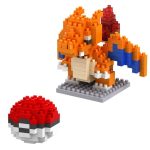 Mini Briques Pokémon Dracaufeu Et Pokéball