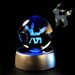 Pokéball Lumineuse en Cristal Pokémon Noctali