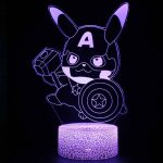 Lampe Pokémon Captain Pikachu