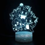 Lampe Pokémon Starters 1ère Génération
