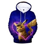 Sweat Détective Pikachu Cœur
