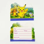 Cartes Invitations Anniversaire Pokémon